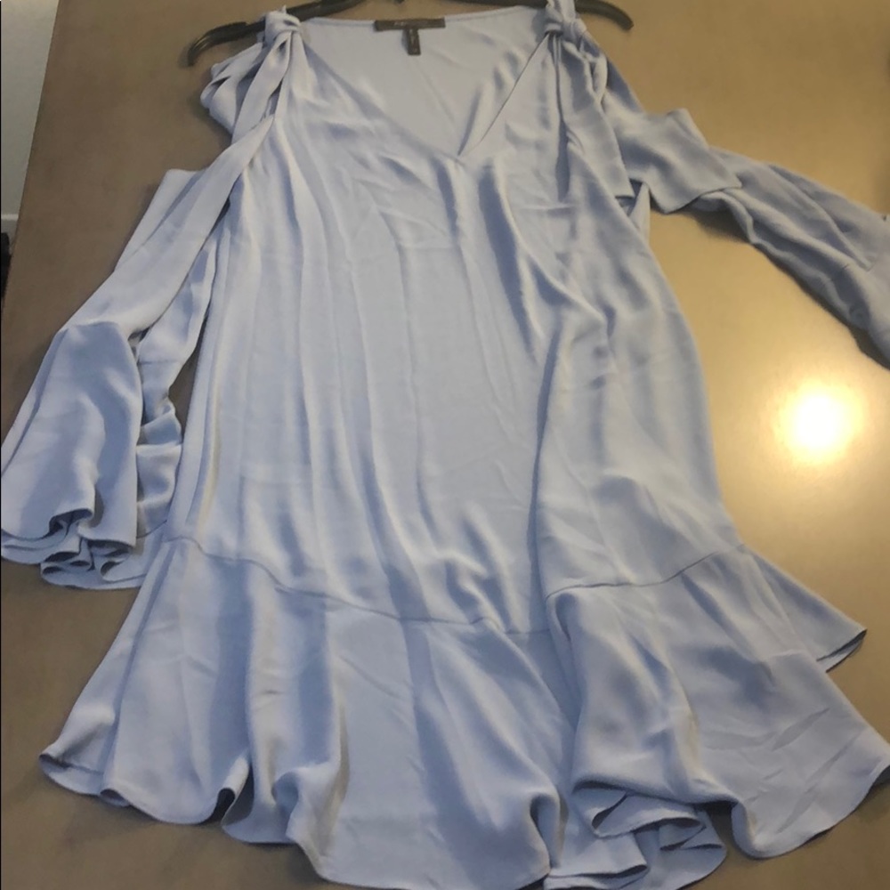 Lose BCBG cut shoulder dress!